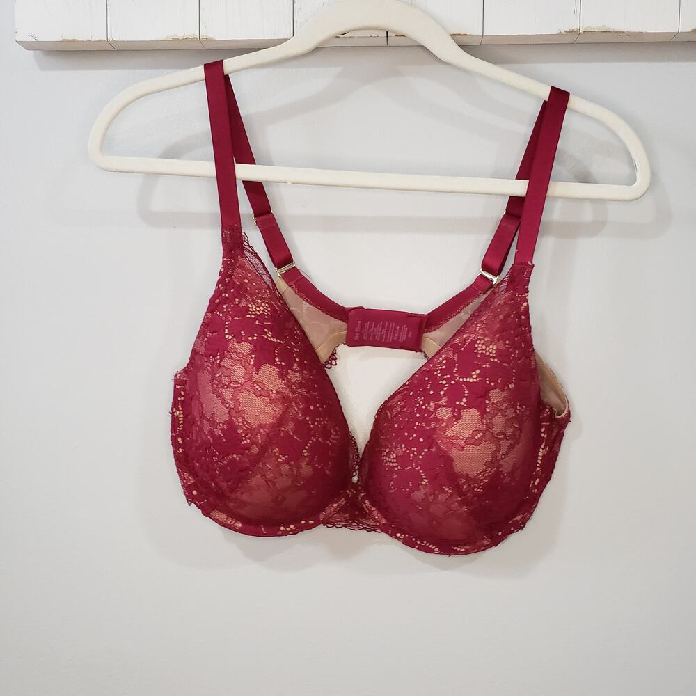 ThirdLove Burgundy Lace Underwire Bra 36D